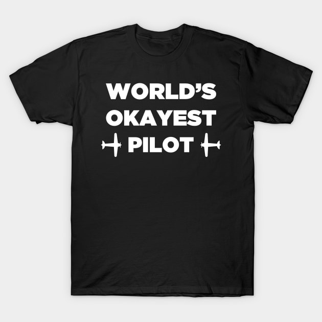 Funny Airplane Pilot Design T-Shirt by MeatMan